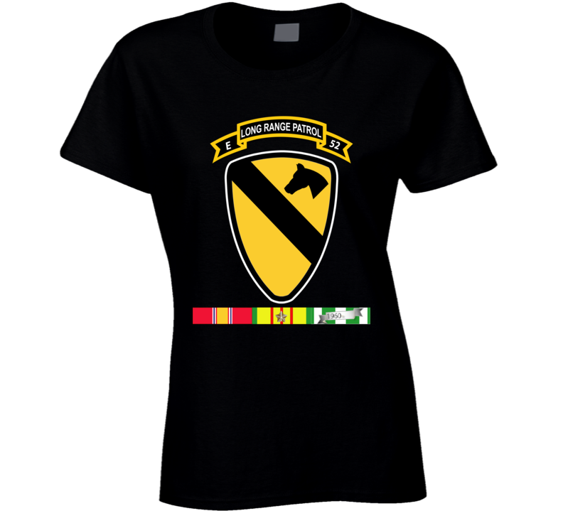 Army - E Co - 52nd Inf Abn - 1st Cav Div W Vn Svc T Shirt