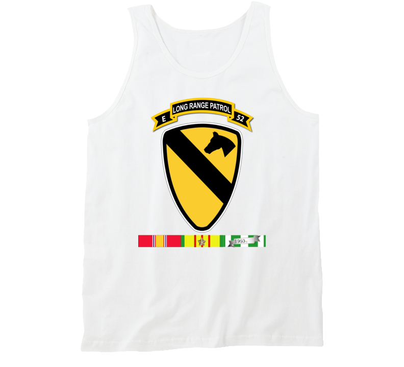 Army - E Co - 52nd Inf Abn - 1st Cav Div W Vn Svc Tanktop
