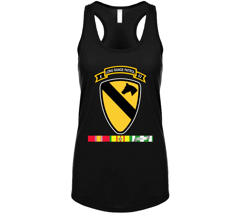 Army - E Co - 52nd Inf Abn - 1st Cav Div W Vn Svc T Shirt
