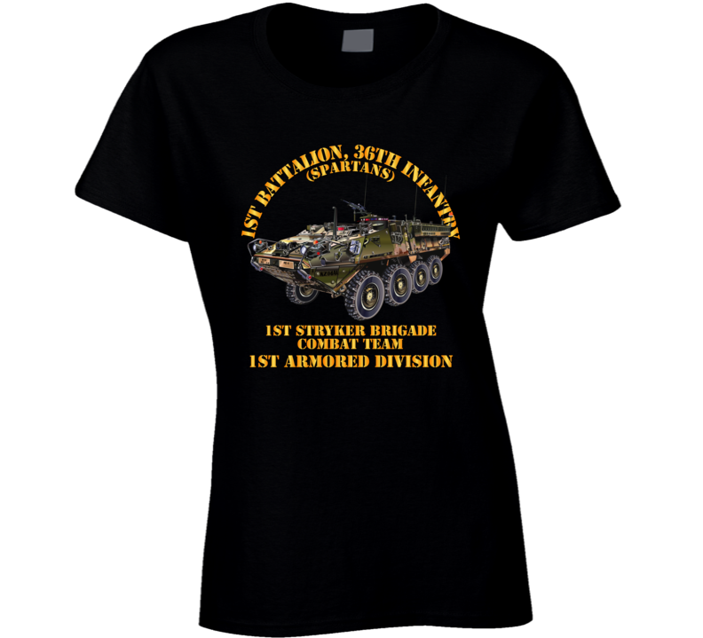 Army - 1st Bn 36th Infantry -  1st Stryker Bde Cbt Tm - No Dui - 1st Ar Div Ladies
