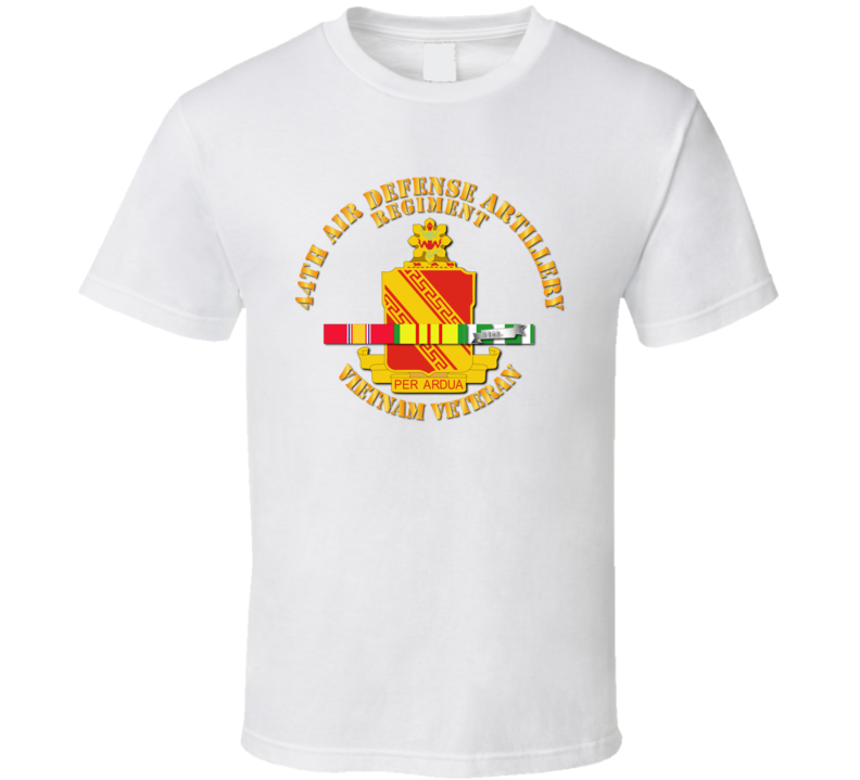 Dui - 44th Air Defense Artillery Regiment W Vn Svc T Shirt