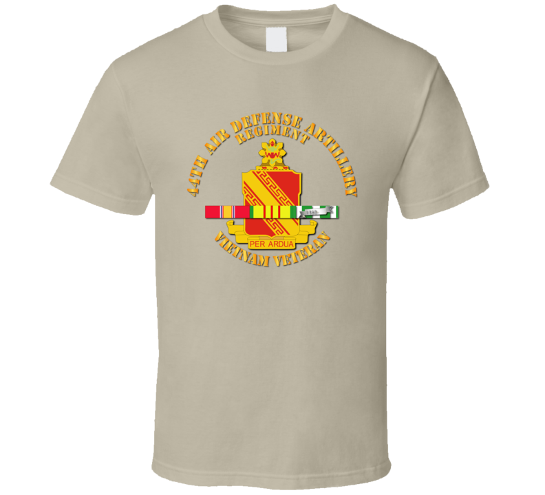 Dui - 44th Air Defense Artillery Regiment W Vn Svc T Shirt