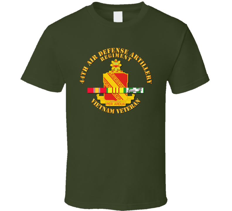 Dui - 44th Air Defense Artillery Regiment W Vn Svc T Shirt