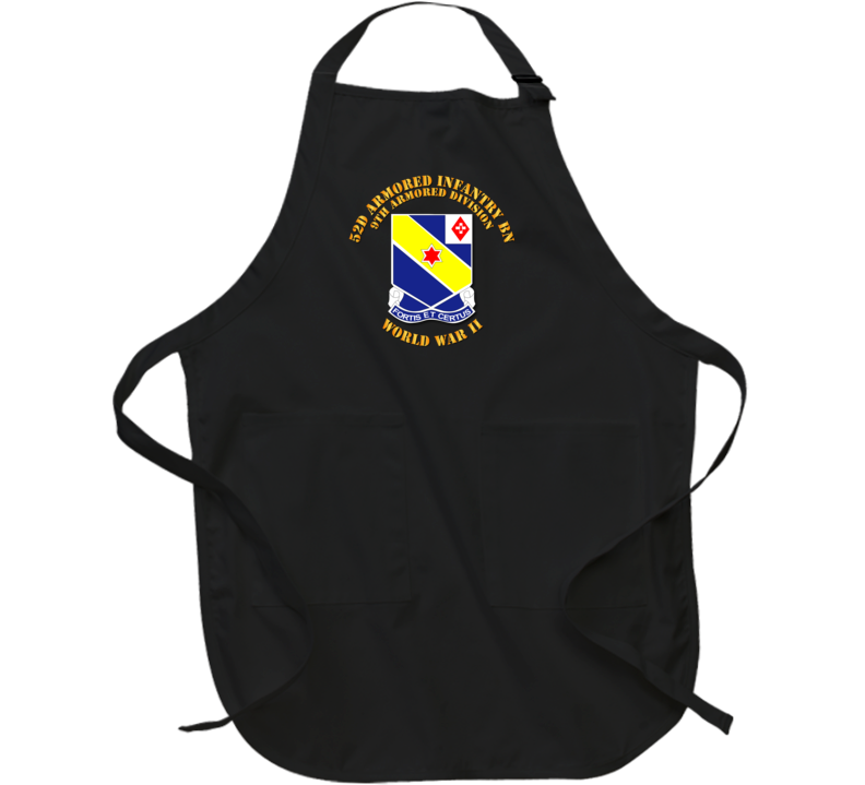 Army - 52d Armored Infantry Bn - 9th Ar Div - Wwii Apron