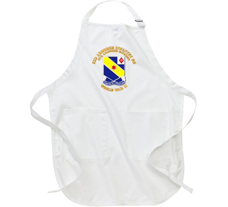 Army - 52d Armored Infantry Bn - 9th Ar Div - Wwii Apron