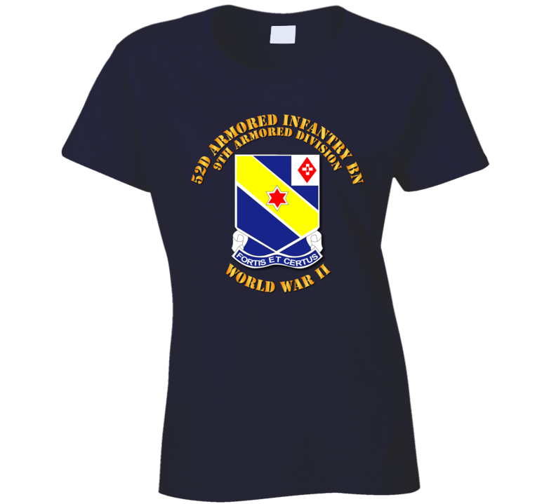Army - 52d Armored Infantry Bn - 9th Ar Div - Wwii Ladies