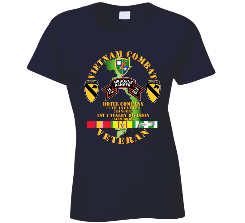 Army - Vietnam Combat Veteran W  H Co 75th Inf Ranger - 1st Cav Div Ladies