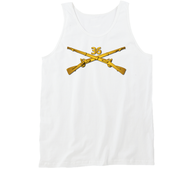 Army - 36th Infantry Regiment Branch Wo Txt Tanktop