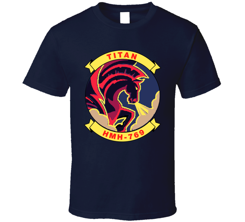 Usmc - Marine Heavy Helicopter Squadron 769 Wo Txt T Shirt