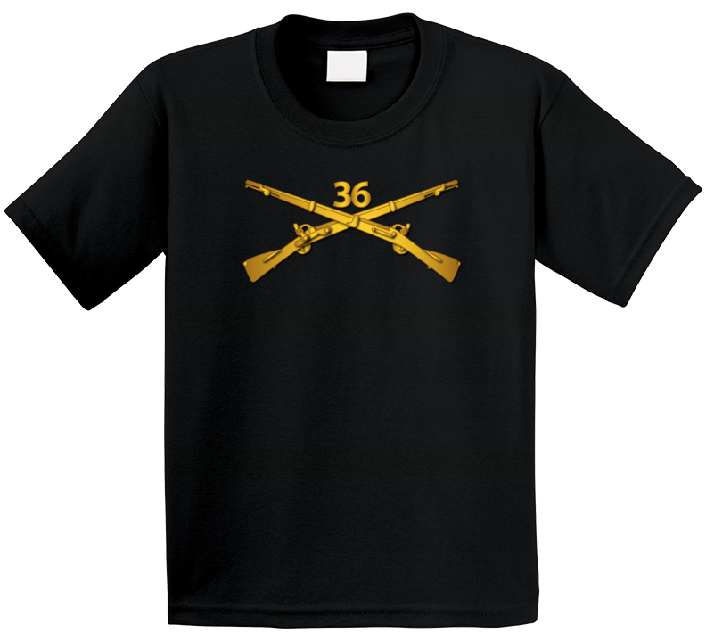 Army - 36th Infantry Regiment Branch Wo Txt T Shirt