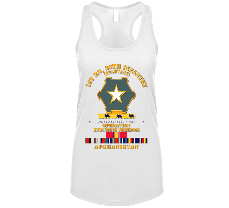 Army - 1st Bn 36th Infantry - Oef - Afghanistan W Svc T Shirt