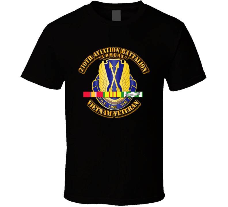 Army - 210th Aviation Bn W Vn Svc T Shirt