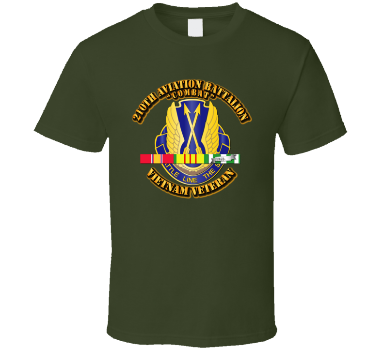 Army - 210th Aviation Bn W Vn Svc T Shirt