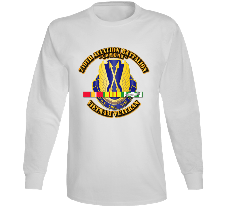 Army - 210th Aviation Bn W Vn Svc Long Sleeve