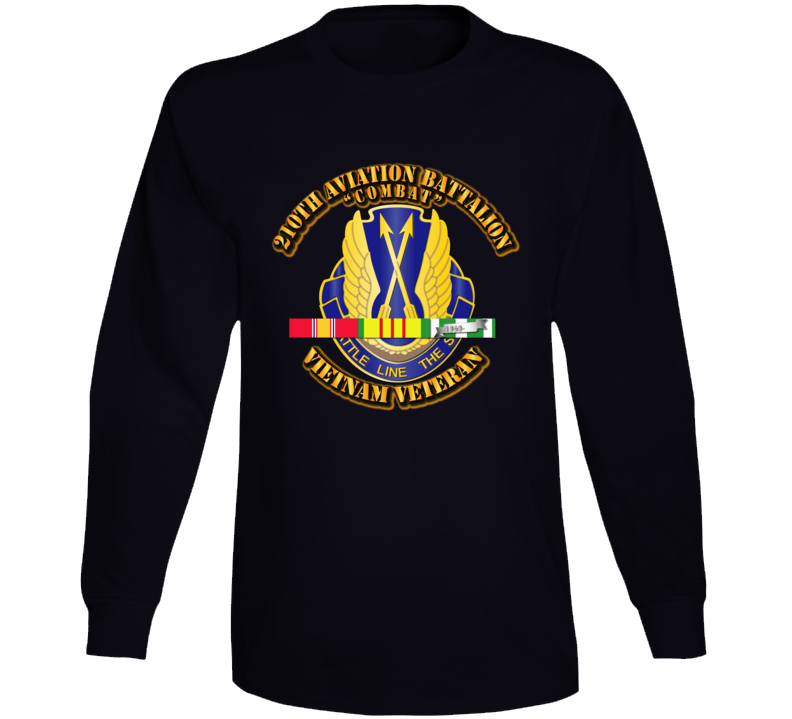 Army - 210th Aviation Bn W Vn Svc Long Sleeve