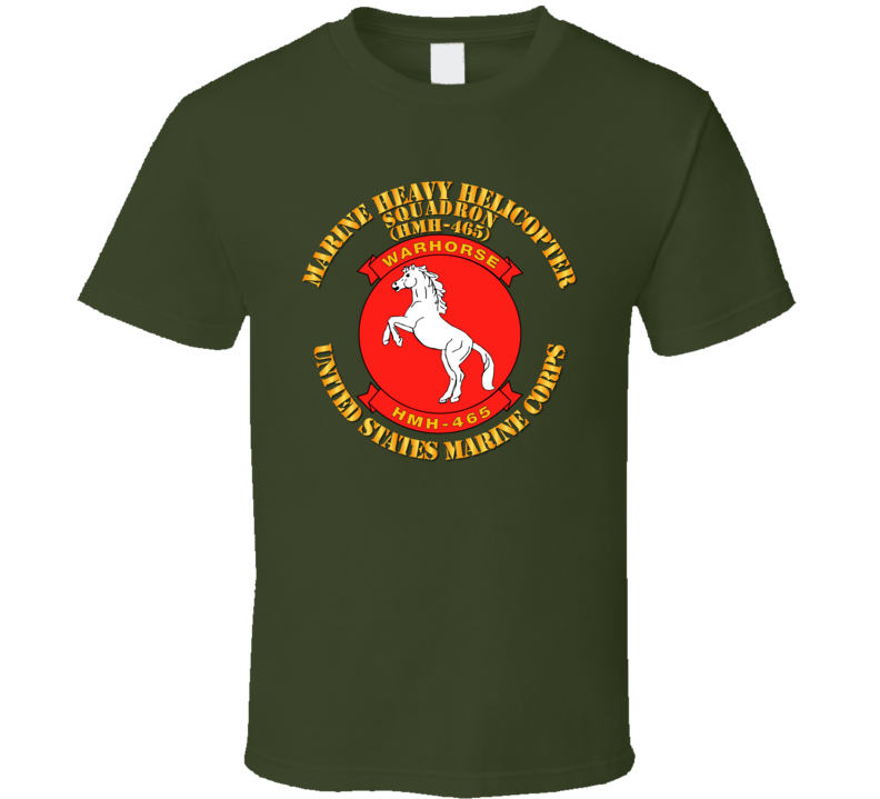 Usmc - Marine Heavy Helicopter Squadron 465 T Shirt