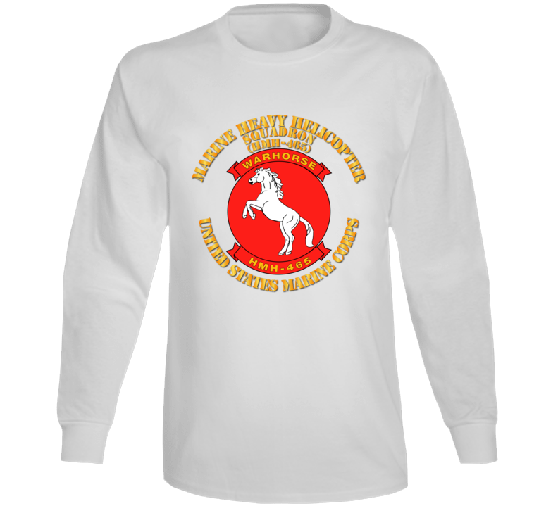 Usmc - Marine Heavy Helicopter Squadron 465 Long Sleeve
