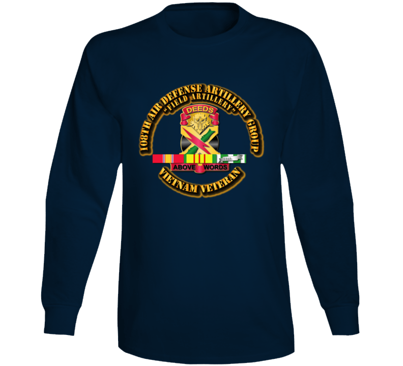 Army - 108th Air Defense Artillery W Vn Svc Long Sleeve