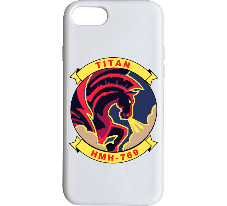 Usmc - Marine Heavy Helicopter Squadron 769 Wo Txt  Phone Case