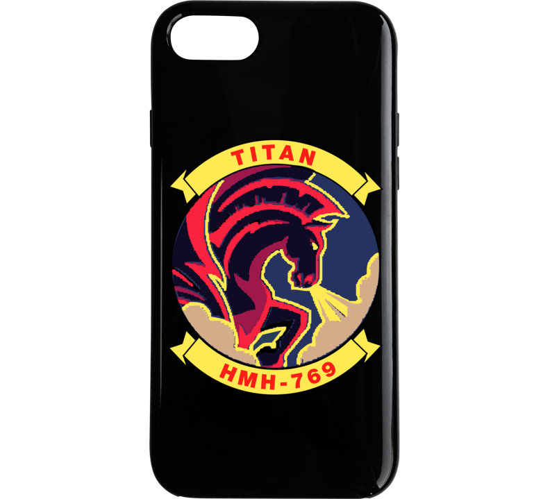 Usmc - Marine Heavy Helicopter Squadron 769 Wo Txt  Phone Case