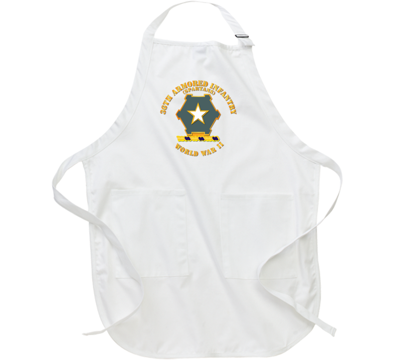 Army - 36th Armored Infantry - Spartans - Wwii Apron