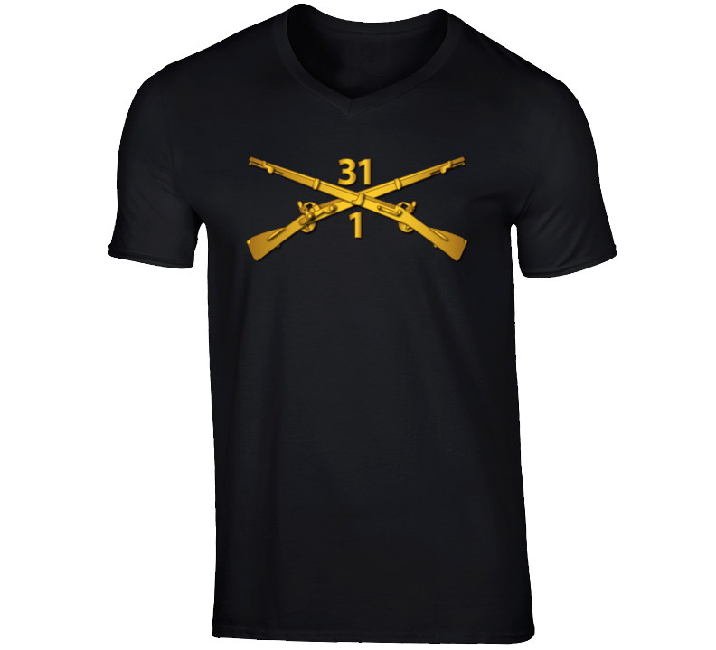 Army - 1st Bn - 31st Infantry Regiment Branch Wo Txt T Shirt