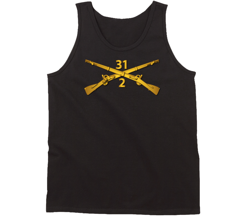 Army - 2nd Bn - 31st Infantry Regiment Branch Wo Txt Tanktop
