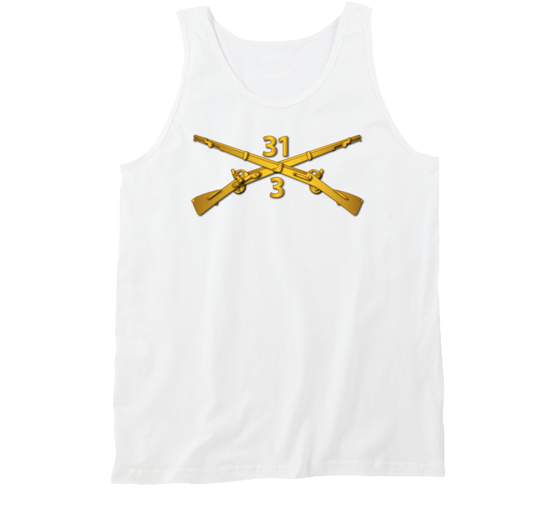 Army - 3rd Bn - 31st Infantry Regiment Branch Wo Txt Tanktop