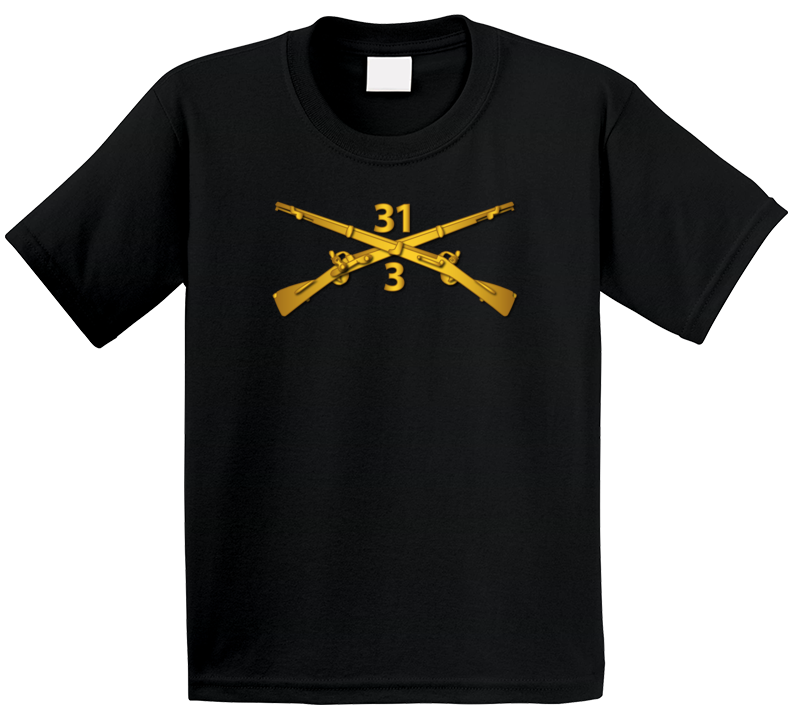 Army - 3rd Bn - 31st Infantry Regiment Branch Wo Txt T Shirt