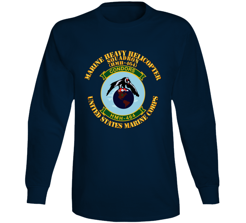 Usmc - Marine Heavy Helicopter Squadron 464 Long Sleeve