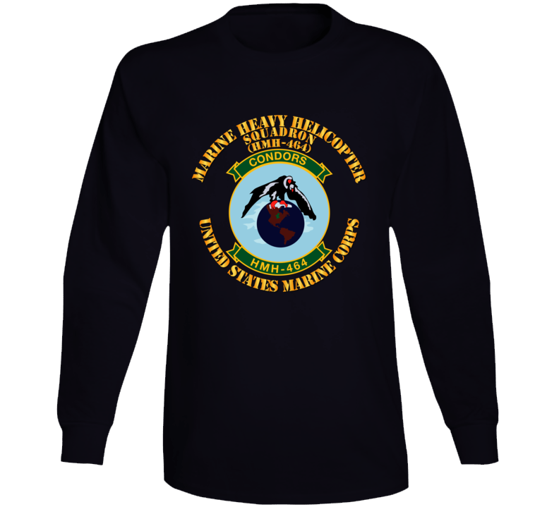 Usmc - Marine Heavy Helicopter Squadron 464 Long Sleeve