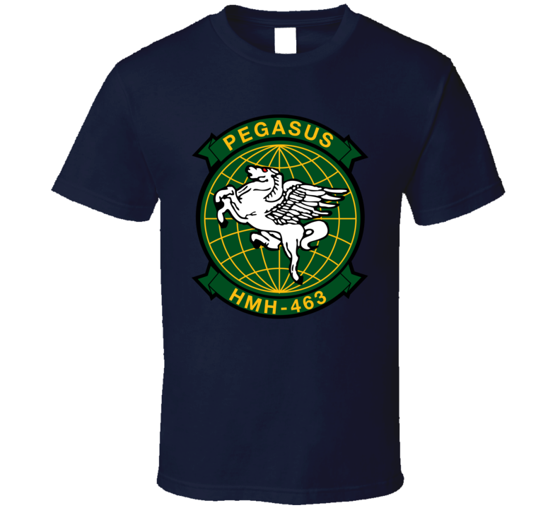 Usmc - Marine Heavy Helicopter Squadron 463 Wo Txt T Shirt