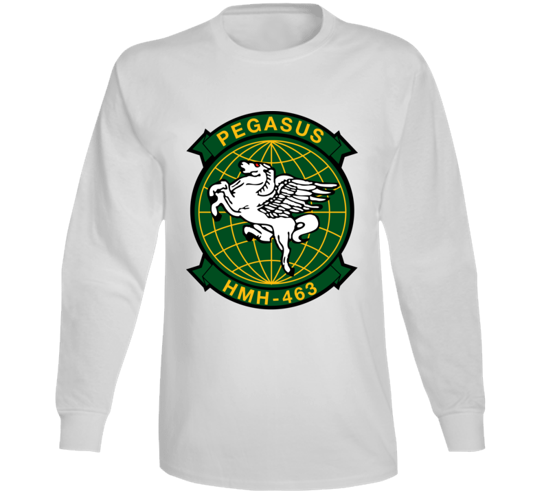 Usmc - Marine Heavy Helicopter Squadron 463 Wo Txt Long Sleeve