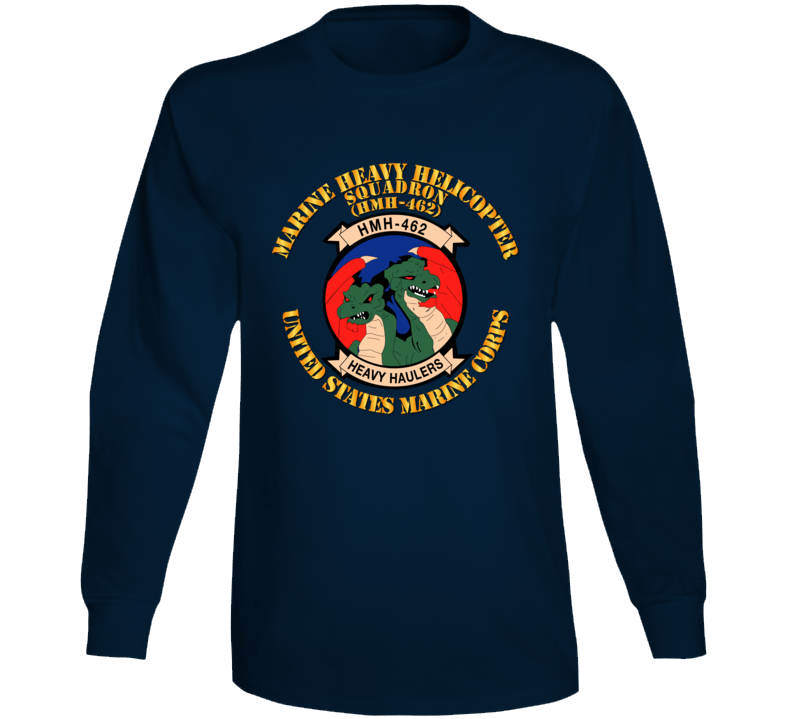 Usmc - Marine Heavy Helicopter Squadron 462 Long Sleeve