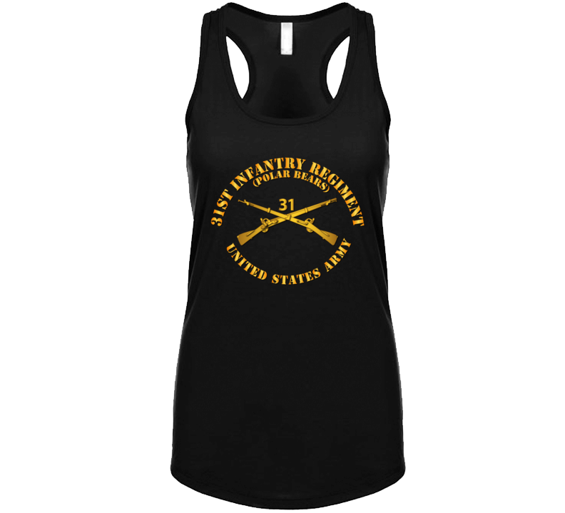 Army - 31st Infantry Regiment - Polar Bears - Infantry Br Ladies Tanktop