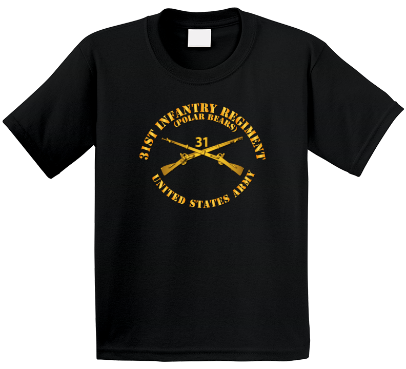 Army - 31st Infantry Regiment - Polar Bears - Infantry Br Kids