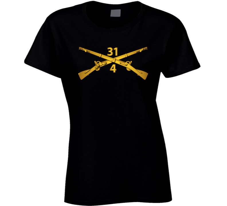 Army - 4th Bn - 31st Infantry Regiment Branch Wo Txt T Shirt