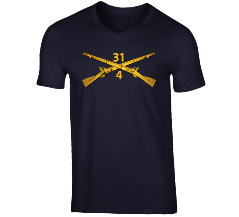 Army - 4th Bn - 31st Infantry Regiment Branch Wo Txt T Shirt