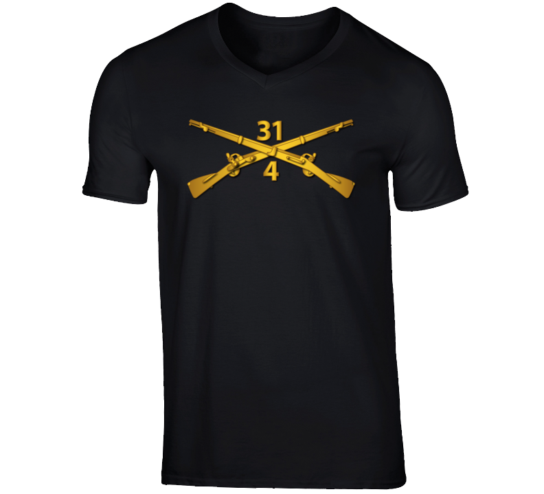 Army - 4th Bn - 31st Infantry Regiment Branch Wo Txt T Shirt