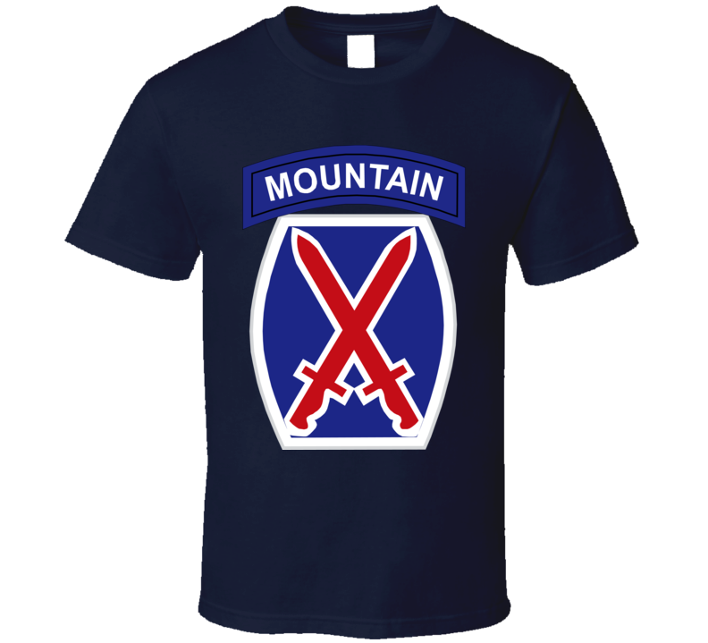  Army - 10th Mountain Division Wo Txt T Shirt