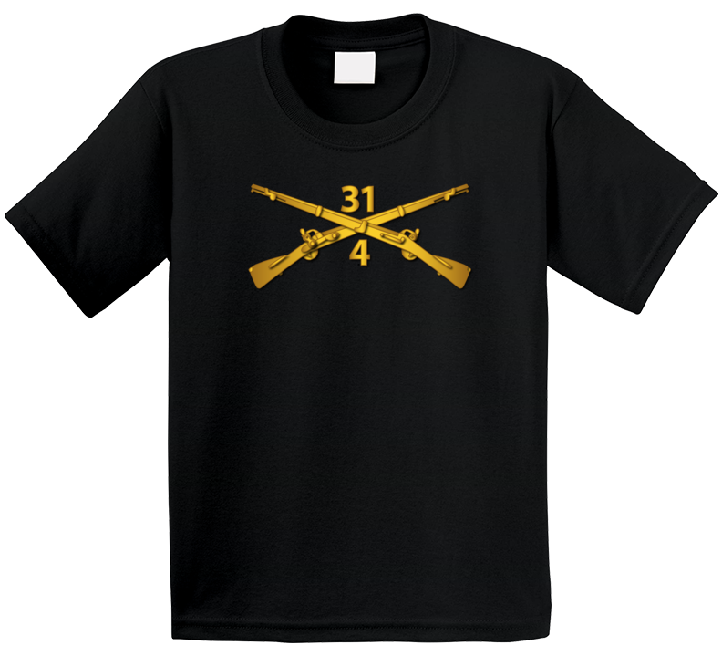 Army - 4th Bn - 31st Infantry Regiment Branch Wo Txt T Shirt