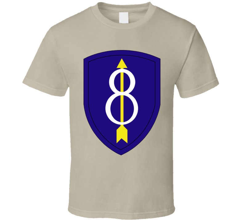 Army - 8th Infantry Division Wo Txt T Shirt