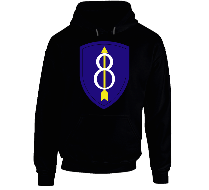 Army - 8th Infantry Division Wo Txt Hoodie