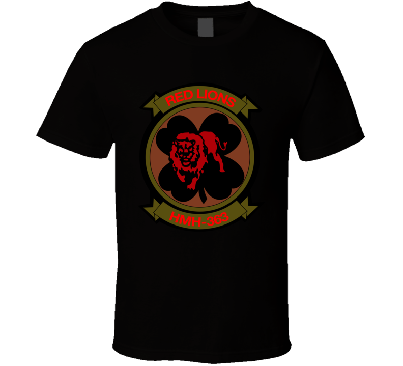 Usmc - Marine Heavy Helicopter Squadron 363 Wo Txt T Shirt