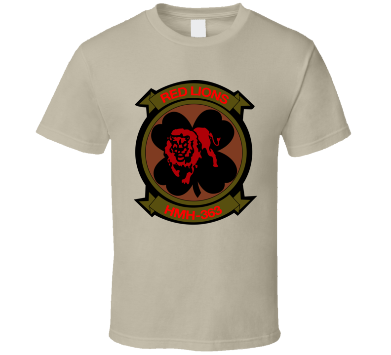 Usmc - Marine Heavy Helicopter Squadron 363 Wo Txt T Shirt