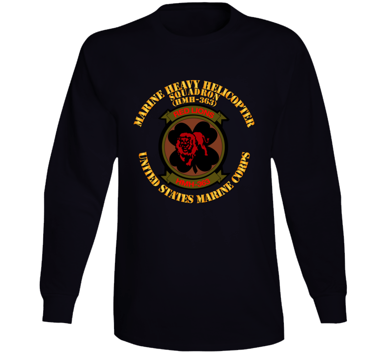 Usmc - Marine Heavy Helicopter Squadron 363 Long Sleeve