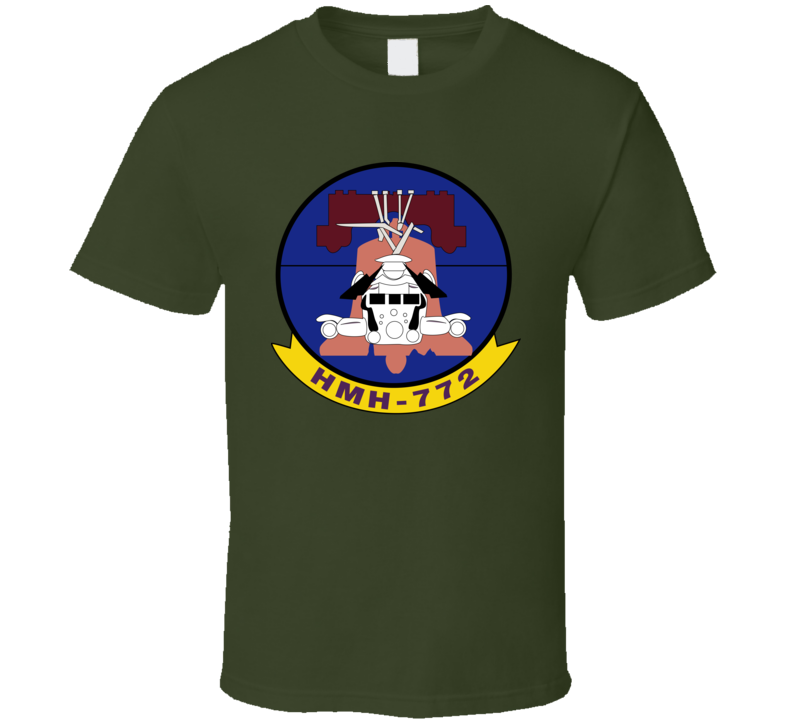 USMC - Marine Heavy Helicopter Squadron 772 wo Txt T Shirt