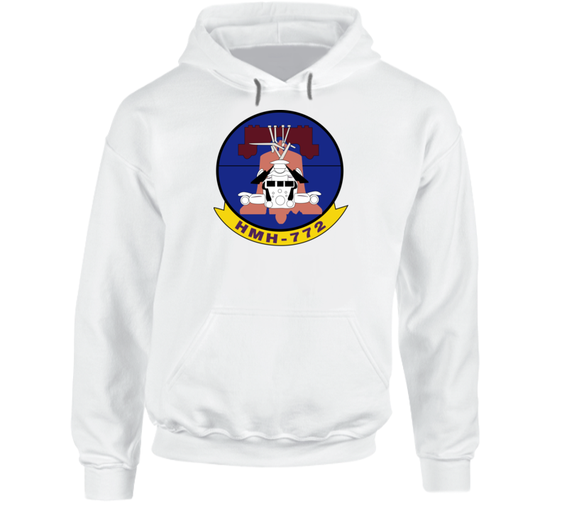 Usmc - Marine Heavy Helicopter Squadron 772 Wo Txt Hoodie