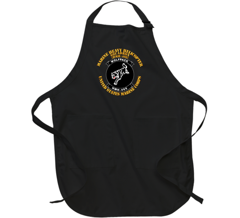  USMC - Marine Heavy Helicopter Squadron 466 - Single wolf Apron