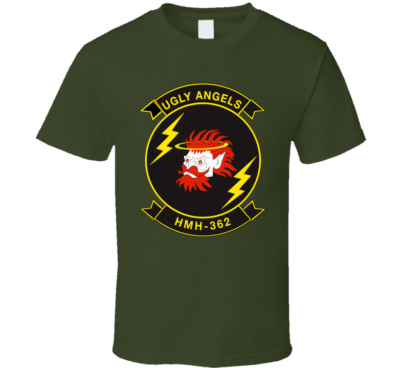 Usmc - Marine Heavy Helicopter Squadron 362 Wo Txt T Shirt